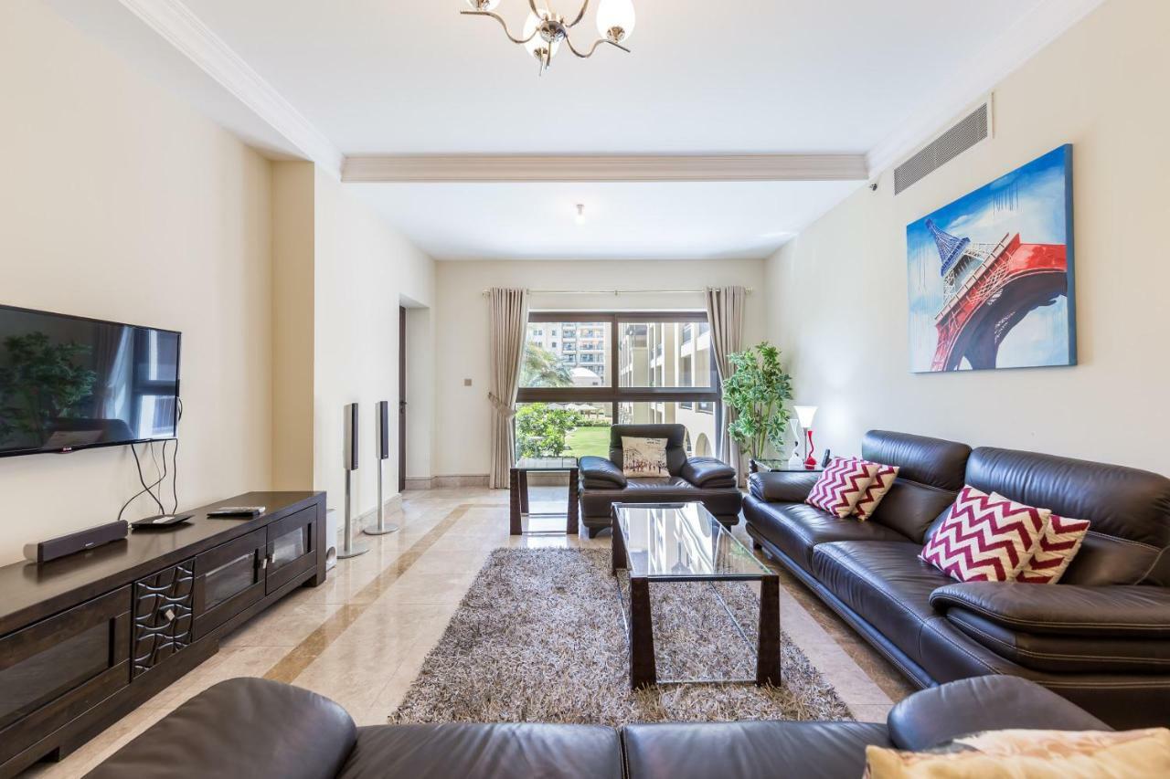 Beachfront Two Bedrooms On Palm Jumeirah By Deluxe Holiday Homes 迪拜 外观 照片